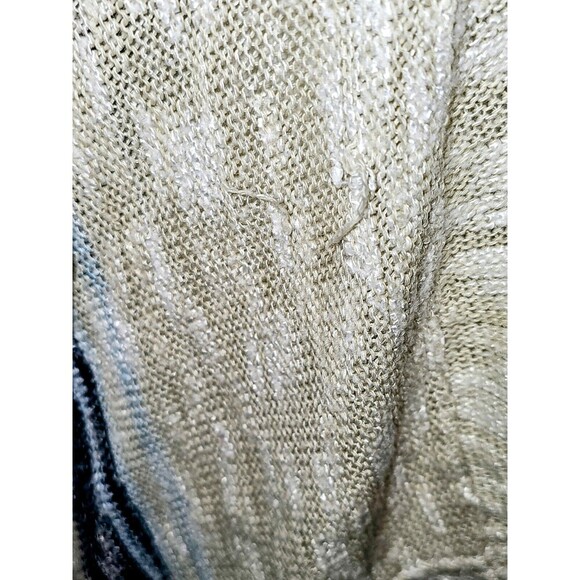 Women’s Fringe Knit Open Front Draping Cover Up - NO BOUNDARIES  Sz XL (15-17) - Picture 12 of 14